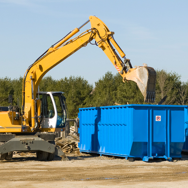 can i rent a residential dumpster for a construction project in Big Spring OH